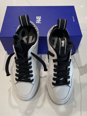 P448 Women's Soho Socks Sneakers - Size 38 US 8 - New with box - Retail $298